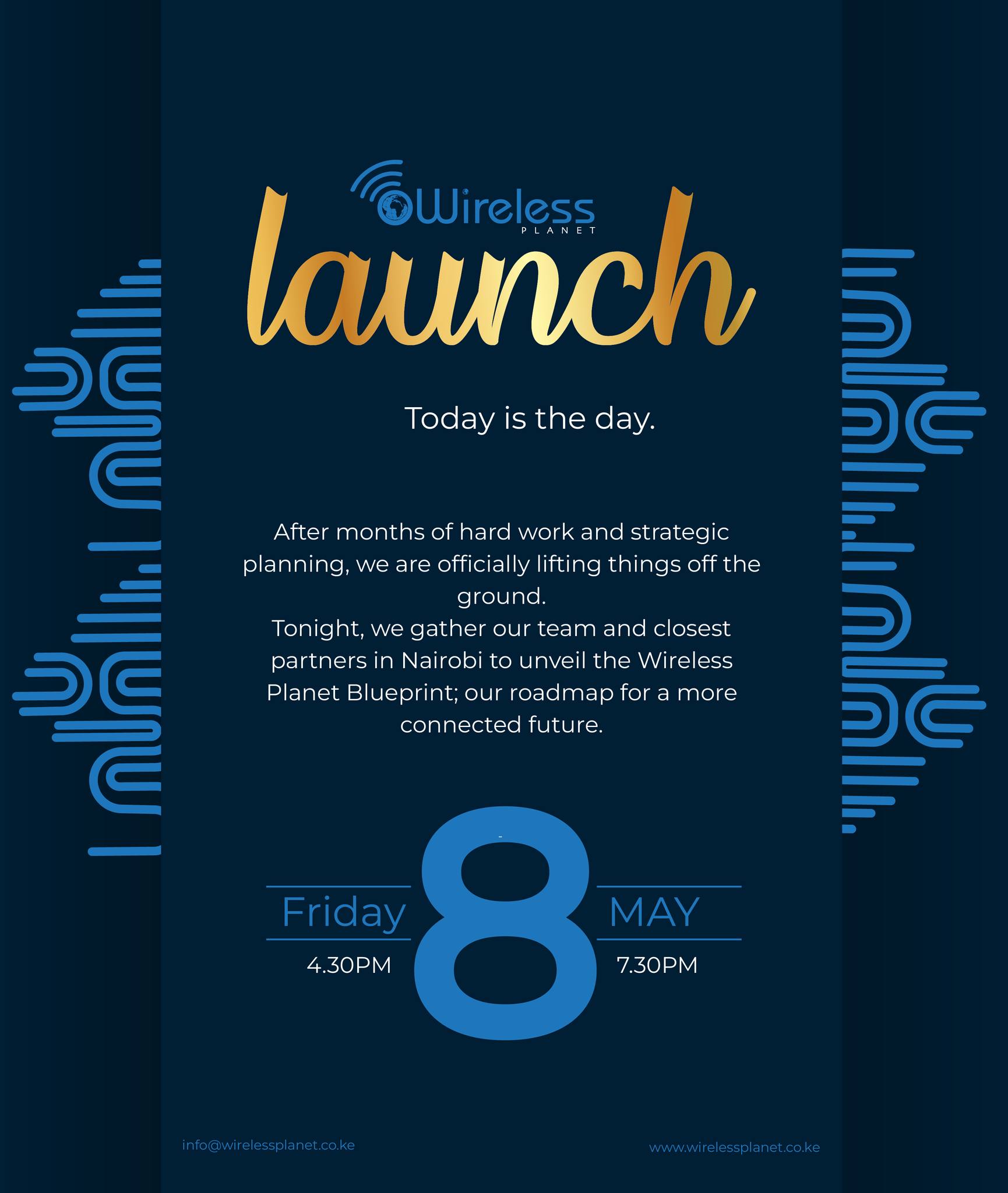 Wireless Planet Blueprint Launch